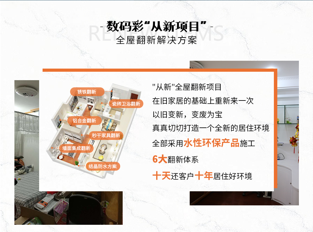 數碼彩從新項目全屋翻新解決方案