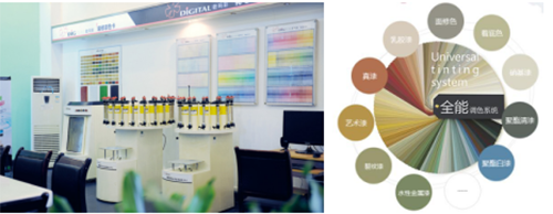 數碼彩全能油漆涂料調色，可調配任意涂料色彩！