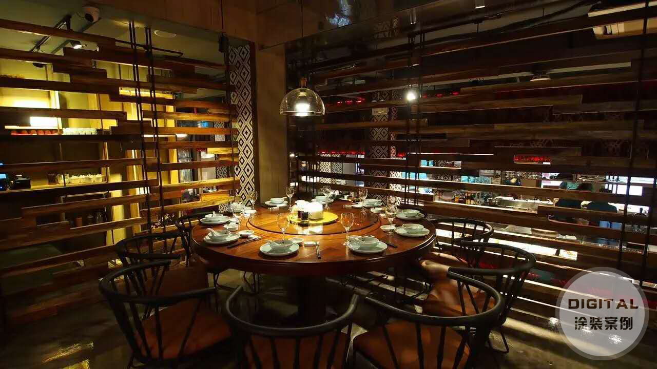 數碼彩美式PU開放木器漆，締造文藝風飯店