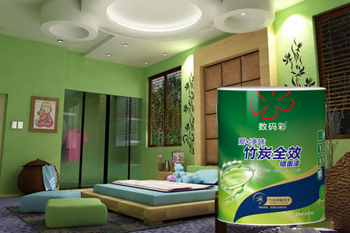 數碼彩環保兒童墻面漆，全面呵護兒童居住健康