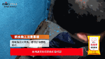 墻壁當然要天衣無縫，防水涂膜怎能開裂！
