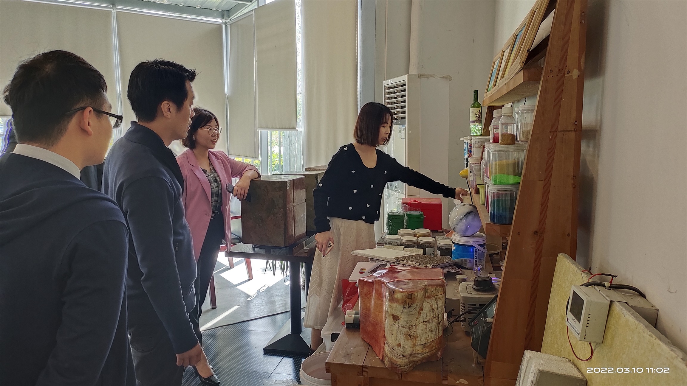 數碼彩要聞|杏壇鎮鎮長到數碼彩企業走訪。